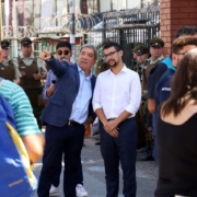Delegado Duran y Alcalde Concha